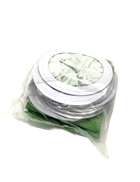 10 quart micro filter lined paper backpack vac bags round top