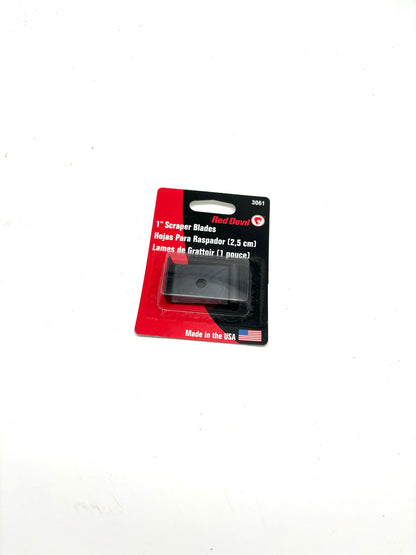 Red Devil USA 1” or 1.5” scraper blades twin pack image 0