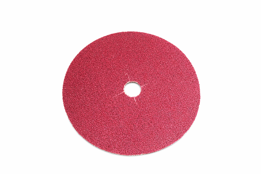 Norton Red Heat Edger Discs – 7” x 7/8” Hole | Ceramic Alumina Paper (box of 25)